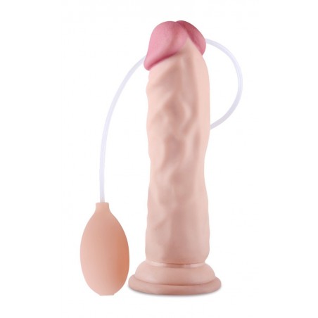Gode Ventouse qui Ejacule Cumming Softee 19 x 4.3 cm