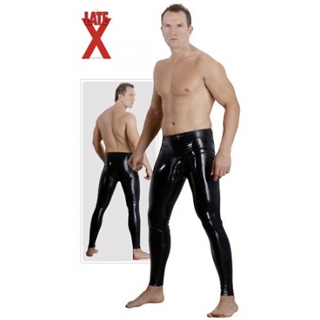 Pantalon homme latex avec forme pour le sexe