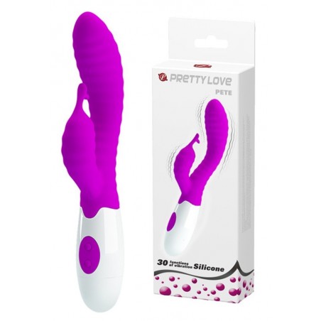 Rabbit Violet Vibromasseur 30 vitesses Pretty Love Pete