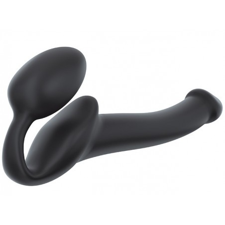 Gode Ceinture Sans Ceinture Réaliste Noir 15,5 X 2,7 cm