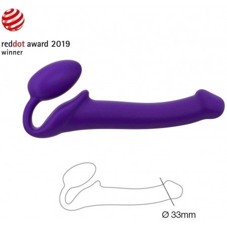 Gode Ceinture Sans Ceinture Réaliste Violet 15,6 X 3,3 cm