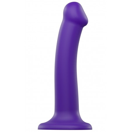 Gode Violet en Silicone Double Densité Taille M