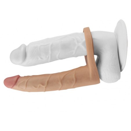 Vibromasseur Réaliste Spécial Double Pénétration Ø 2,9 cm
