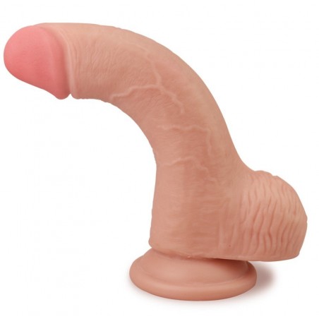 Gode Ventouse Double Densité Skinlike - 21 cm