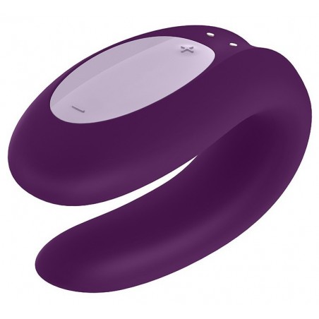 Vibrations de Couples Vaginal et clitoridien - Satisfyer Double Joy Violet