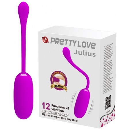 Oeuf Vibrant 12 vibrations USB - Julius Violet
