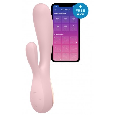 Rabbit 2 moteurs 20 cm / Diam. 3.5 cm - USB - Mono Flex Rose