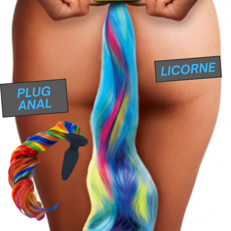 Plug Anal Silicone Queue Licorne