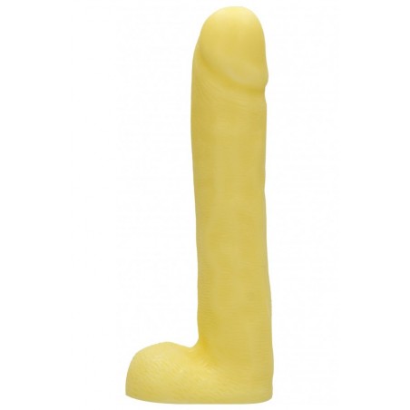 Savon pénis Dicky Soap jaune - saveur Vanille - 17 cm