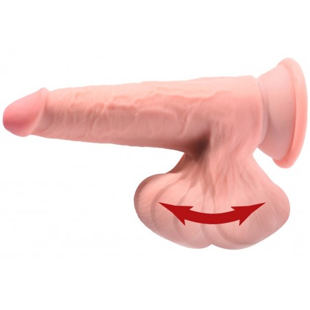 Gode Réaliste 26 cm / Ø 5 cm Triple Densité à Ventouse Et Testicules
