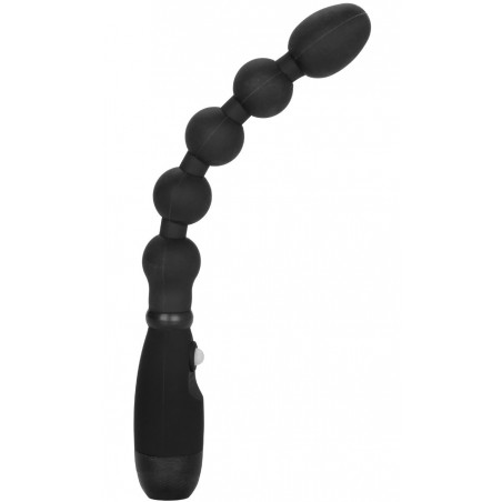 Sonde Chapelet Anal Flexible 25 cm / Ø 2.5 cm - 3 Vibrations - Waterproof - Booty Call