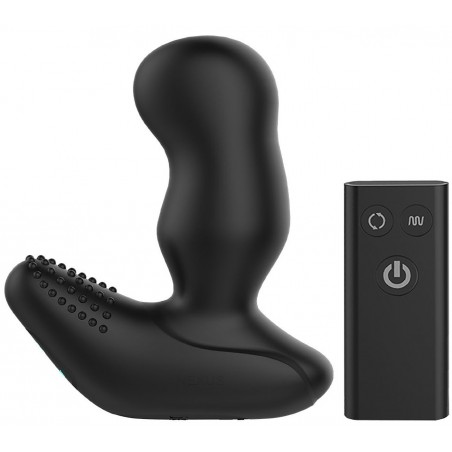 Stimulateur de Prostate Rotatif Télécommandé - 10 cm / diam 5.4 cm - Rechargeable et Waterproof - Nexus Revo Extreme