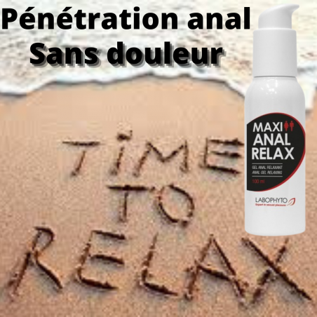 Gel Décontractant - Anesthésiant - Pénétration sans douleur -100 ml - Maxi Anal Relax