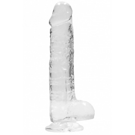 Gode Réaliste Souple Transparent - 19 cm
