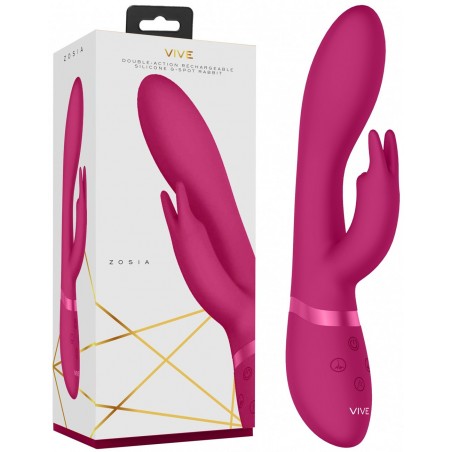 Rabbit 2 Moteurs Contrôlables Indépendamment  - Waterproof - Rechargeable - Zosia Rose