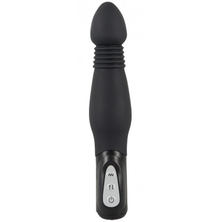 Vibromasseur Anal - Va et Vient - 23.5 cm / Ø 4.4 cm - Noir