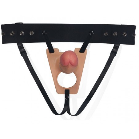 Gode Ceinture Creux Réaliste - 19 cm / diam 4.4 cm - Hollow G8