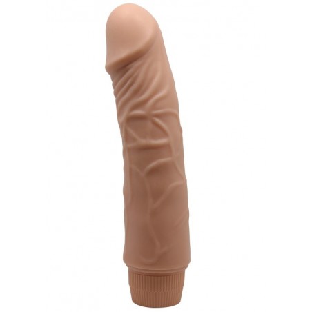 Vibromasseur Réaliste - 19,5 cm / Ø 3.8 cm - Nervuré - Jeff