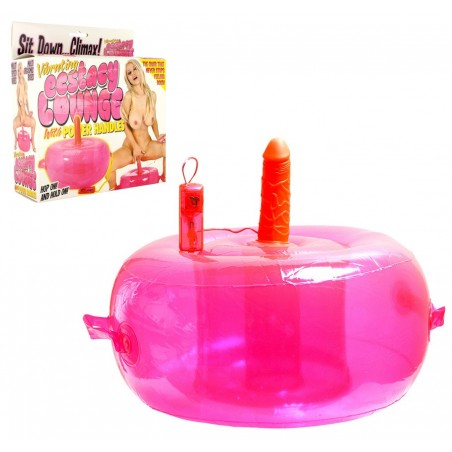 Siege Gonflant avec Vibromasseur Ecstasy Lounge