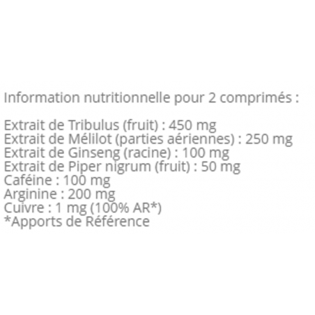 Titan XXL aux Extraits Naturels - Format de Poche 4 comprimés - Fortifie l'Erection et Booste la Libido