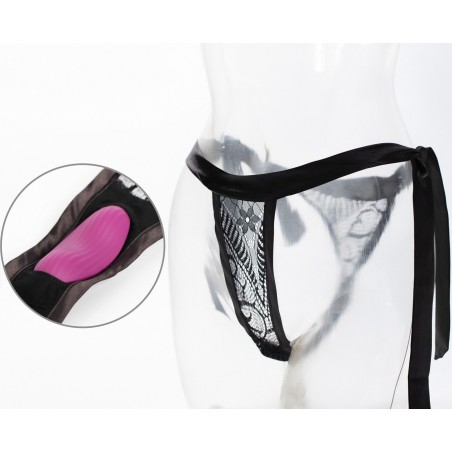 Culotte Vibrante Edeny - Stimulateur Clitoridien Connecté - Rechargeable - 9 cm / 3,9 cm - Taille : Du S Au XL - Svakom