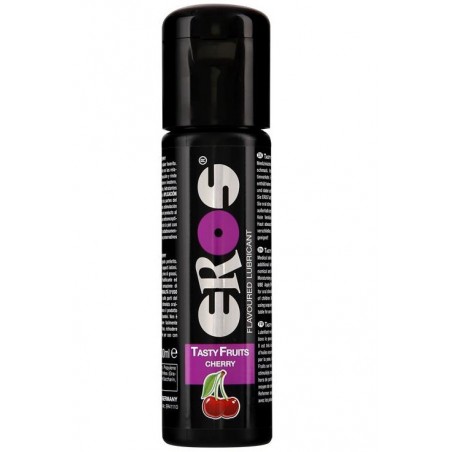 Lubrifiant Tasty Fruits Cherry - A base d'eau - Comestible - Hydratant - Saveur Cerise - 100 Ml - Eros