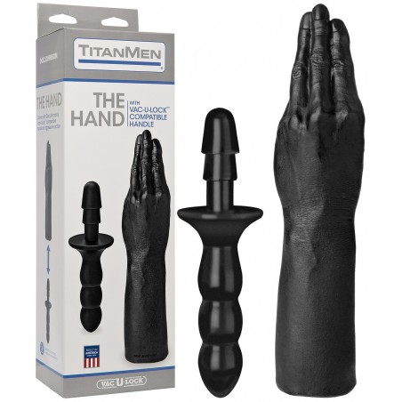 Gode Main pour Fist Fucking avec Poignée Vac-U-Lock - 42 cm / Ø 6.4 cm -The Hand