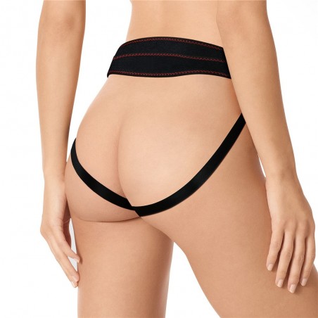 Gode Ceinture Avec Testicules Pour Femme Igen - Amovible - Réaliste - 20 cm / Ø 3,7 cm - Chair - Lovetoy