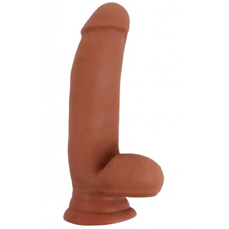 Gode Ventouse / Harnais - Avec Testicules - Pruriency - Double Densité - 17 cm / Ø 4 cm - Latino - Chisa Novelties