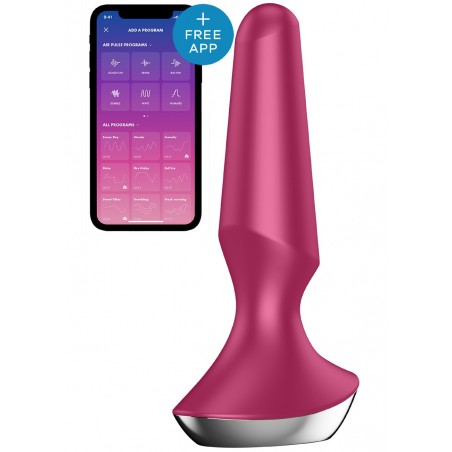 Plug Anal Vibrant - Ilicious 2 - Connecté - Rechargeable - Waterproof - 13,5 cm / Ø 3,2 cm - Rose - Satisfyer