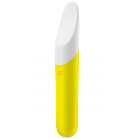 Stimulateur Clitoridien - Ultra Power Bullet 7 - Rechargeable - Waterproof - 13,2 cm / Ø 2,2 cm - Jaune - Satisfyer