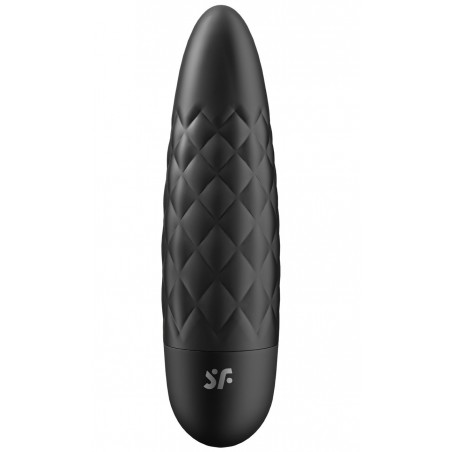 Stimulateur Clitoridien - Ultra Power Bullet 5 - Rechargeable - Waterproof - 9,5 cm / Ø 2,6 cm - Noir - Satisfyer