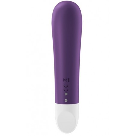 Stimulateur Clitoridien - Ultra Power Bullet 2 - Rechargeable - Waterproof - 10,6 cm / Ø 2,5 cm - Violet - Satisfyer