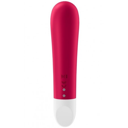 Stimulateur Clitoridien - Ultra Power Bullet 1 - Rechargeable - Waterproof - 10,7 cm / Ø 2,5 cm - Rouge - Satisfyer