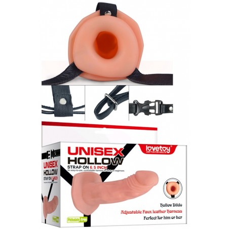 Gode ceinture creux  Diametre 4,3 /  Long. 16,5 cm