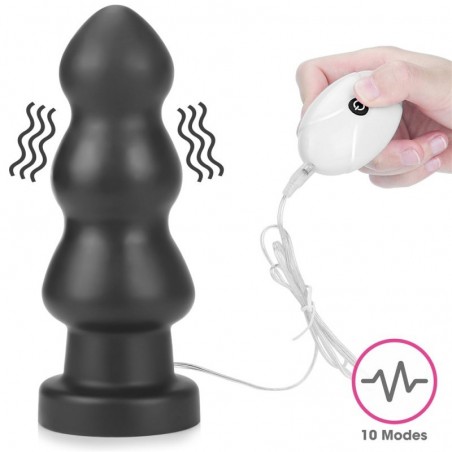 Large  Vibromasseur Anal à Ventouse - 20 cm / Ø 7 cm Rigger