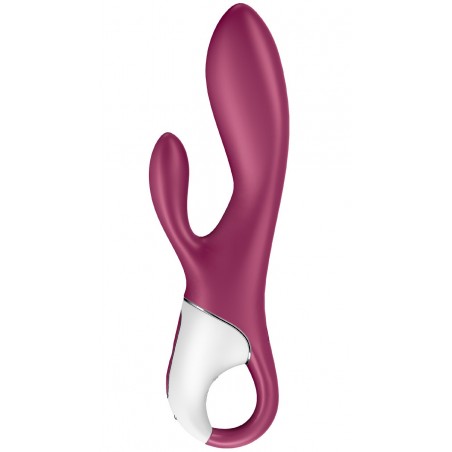 Rabbit - Heated Affair - Satisfyer - Chauffant - Pourpre - 20,5 cm / Ø 3,8 cm