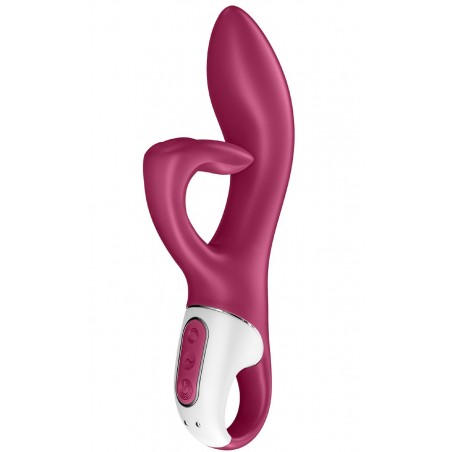 Rabbit - Embrace Me - Rechargeable - Waterproof - 20,5 cm / Ø 3,5 cm - Bordeaux