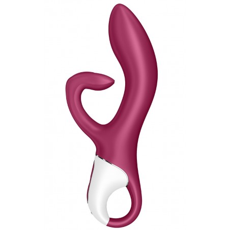 Rabbit - Embrace Me - Rechargeable - Waterproof - 20,5 cm / Ø 3,5 cm - Bordeaux
