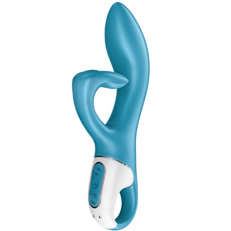 Rabbit - Embrace Me - Rechargeable - Waterproof - 20,5 cm / Ø 3,5 cm - Bleu