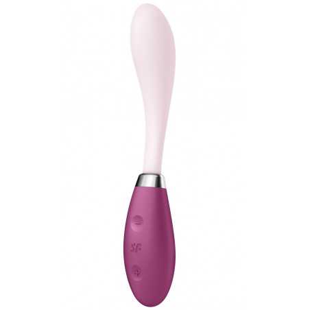 Vibromasseur Polyvalent - Flexible - G-Spot Flex 3 - Rechargeable - Waterproof - 19 cm / Ø 3 cm - Rose - Satisfyer