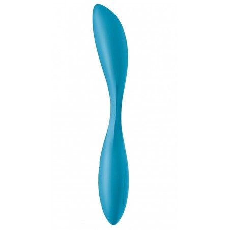 Vibromasseur Polyvalent - Flexible - G-Spot Flex 1 - Rechargeable - Waterproof - 19 cm / Ø 3,4 cm - Bleu - Satisfyer