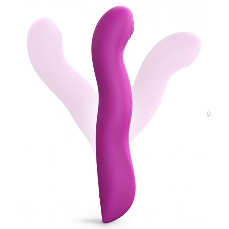 Vibromasseur Swap - Vibrant - Point G Et Point P - Rechargeable - Waterproof - 15 cm / Ø 3,6 cm - Pourpre - Love To Love