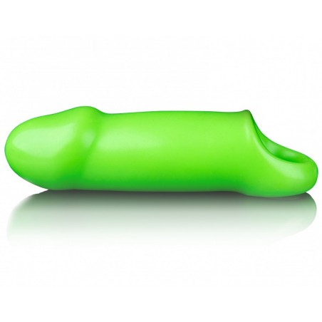 Gaine Creuse - Verte Fluorescente - 15 cm / Ø 4 cm Extensible - Ouch