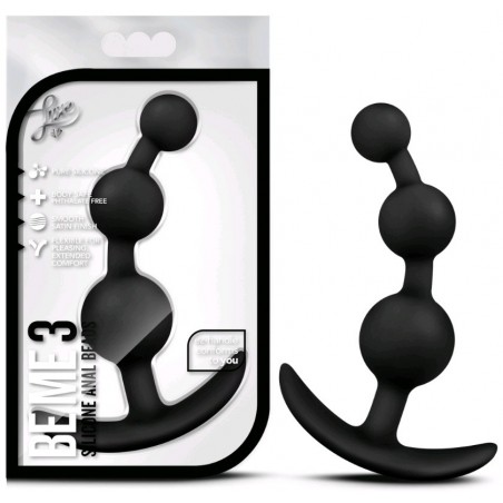 Gode Anal Luxe Be Me Noir en Silicone
