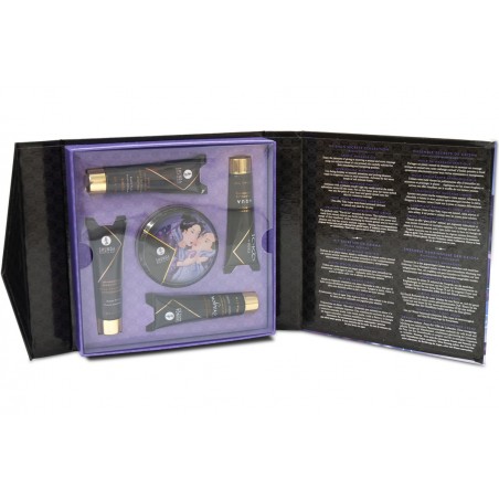 Coffret Ensemble Secret Geisha fruits Exotiques - 5 Produits Stimulants - Violet - Shunga