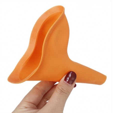 Pisse-Debout Pour femme - Confort-  Hygiène et Liberté En Déplacement - Orange - Milan