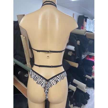 Ensemble Tanga Et Soutien Gorge Minimaliste - Réglable Et Sensuel - SandyX