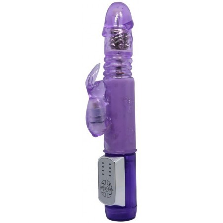 Rabbit Va Et Vient - Mister Up and Down - 17,8 cm / Ø 3,5 cm - Violet - Baile