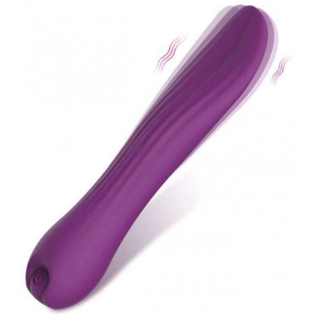 Stimulateur Clitoridien - Cunnong - Rechargeable - Waterproof - 16 cm / Ø 2,7 cm - Violet - Generique
